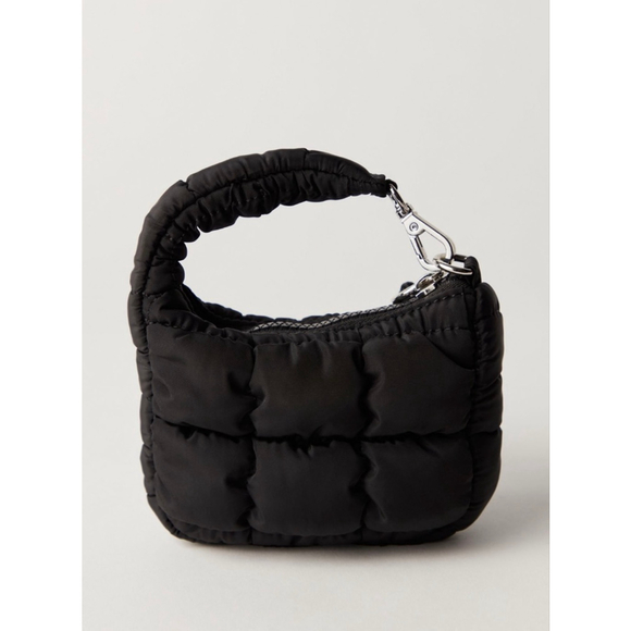 Free People Quilted Micro Pouch NWT in Package Black FP Movement - Picture 2 of 6